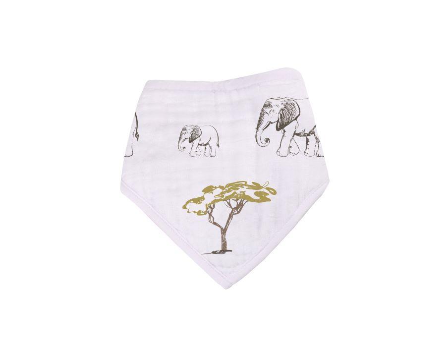 On The Savannah Bamboo Bandana Bibs 4PK