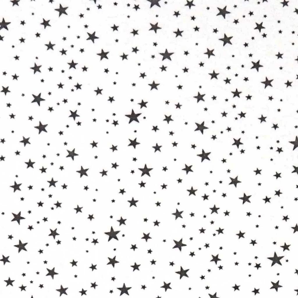 SheetWorld Fitted Crib Sheet - 100% Cotton Jersey - Gray Stars, Made