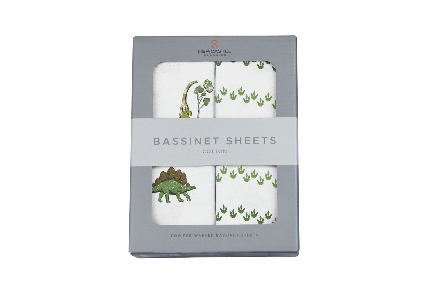 Dino Days and Dino Feet Cotton Changing Pad Cover/Bassinet Sheets