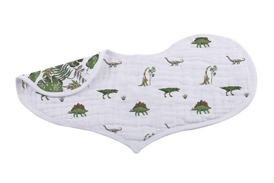 Dino Days Cotton Burp Cloth Bib 2PK